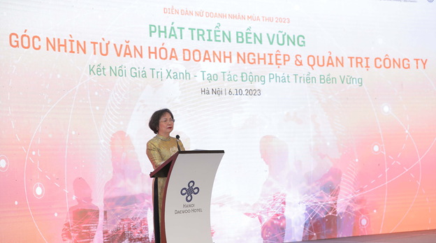 Nữ doanh nhân Việt Nam lấy Tăng trưởng xanh - Phát triển bền vững làm kim chỉ nam cho mọi hành động - Ảnh 1.