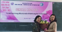Seminar khoa học  tại Chi hội NTT Khoa Sinh học, Trường ĐH Sư phạm Hà Nội