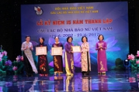 CÂU LẠC BỘ NHÀ BÁO NỮ VIỆT NAM TRÒN 15 TUỔI