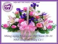 Chào mừng ngày NHÀ GIÁO VIỆT NAM 20-11