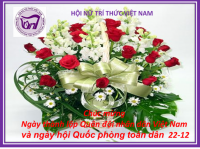 Chúc mừng ngày thành lập quân đội nhân dân Việt Nam và ngày hội Quốc phòng toàn dân 22 - 12