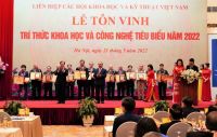 Tôn vinh 106 trí thức khoa học và công nghệ tiêu biểu năm 2022
