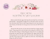 Thư chúc mừng ngày Phụ nữ Việt Nam 20/10 của Chủ tịch Hội Nữ trí thức Việt Nam