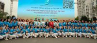 Hơn 1.000 phụ nữ tham gia đồng diễn dân vũ tại Hà Nội
