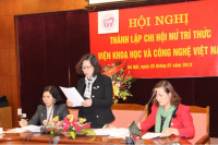 Đại hội thành lập Chi hội Nữ trí thức Viện Khoa học và Công nghệ Việt Nam